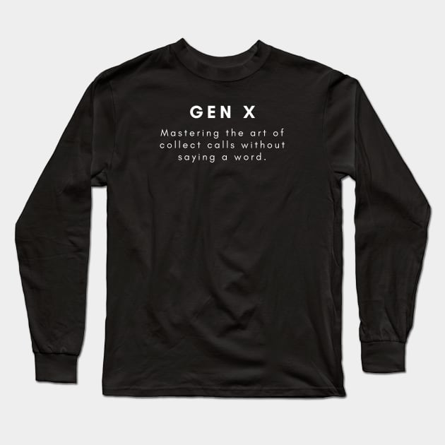 GEN X Long Sleeve T-Shirt by EmoteYourself